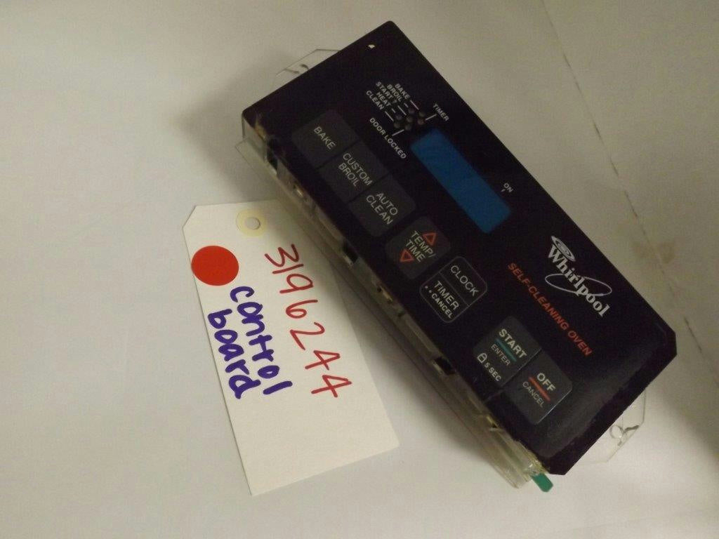 WHIRLPOOL STOVE 3196244 CONTROL BOARD USED WHIRLPOOL STOVE 3196244 CONTROL BOARD USED